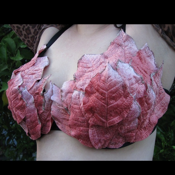 Intimates & Sleepwear Embellished Bra With Pink Petals 4d Poshmark